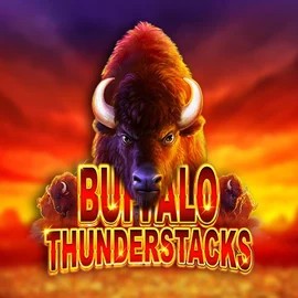 Buffalo Thunderstacks logo – Slots by Amatic Industries at Punterz Casino