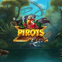 Pirots X slot logo by ELK Studios at Punterz Casino
